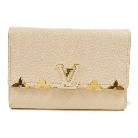 LOUIS VUITTON Taurillon皮革Capucines錢包