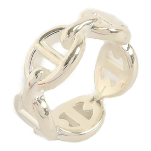HERMES 925純銀Chaine D'ancre Enchainee Ring戒指