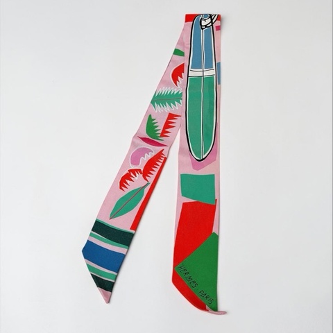 莉亞精品♡Hermes Twilly粉色衝浪板 二手