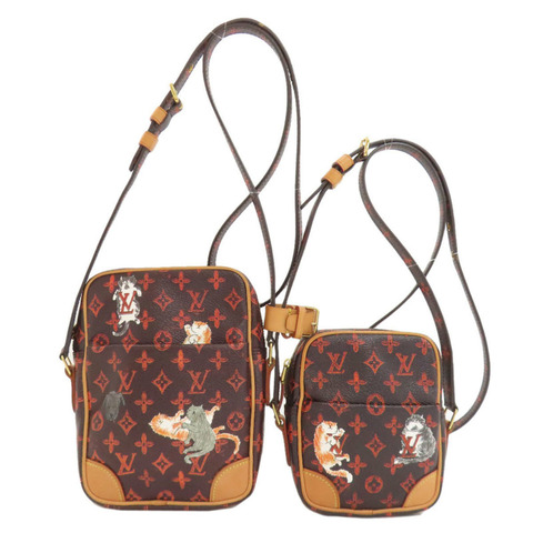 路易威登 M44399 Panam Set Catgram 單肩包，Monogram 帆布材質，女款