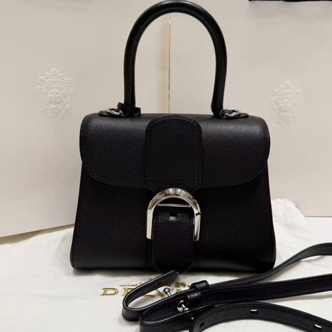 DELVAUX 德爾沃brillant黑銀mini  尺寸20*11*16cm
