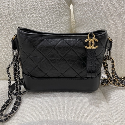 Chanel 香奈兒黑色流浪包 小號