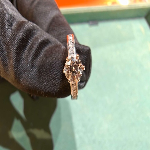 【超美鑽戒🥹✨稀有罕見🩵】TIFFANY&CO鉑金鑽石戒指 PT950 D0.58ct F 色 VVS1 純淨