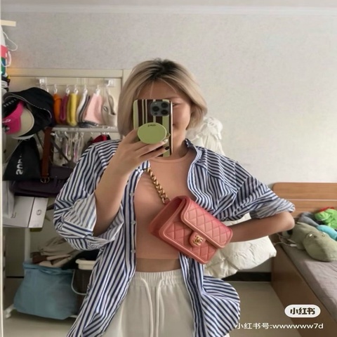 【威選精品】🌸 CHANEL 春夏限定系列 粉色漸變腰包胸包 🌸