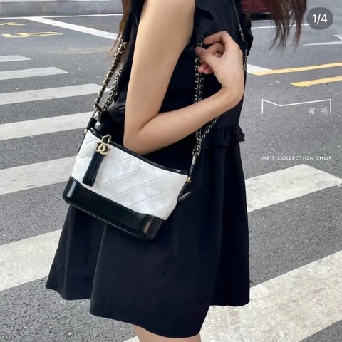 ෆ Chanel Gabrielle 流浪包 黑白熊貓色🐼絕版款🖤