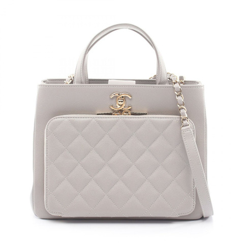 香奈兒 (CHANEL) Business Affinity Matelasse 單肩斜背包 A93750 小牛皮 GHW