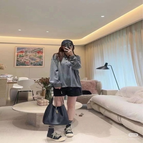 【威選精品】🖤 YSL 黑色大號 Hobo 腋下包／水桶包