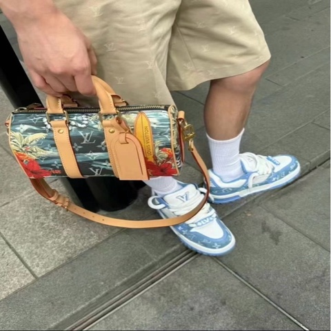 【威選精品】🌊LV 新款衝浪系列 Keepall 25 手提／肩背／斜背包