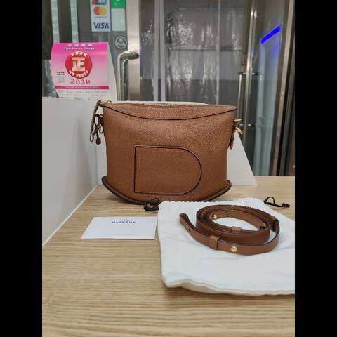 Delvaux pin swing 棕色