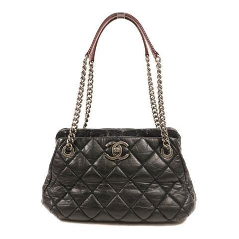 CHANEL 牛皮皮革Chain Shoulder肩背袋