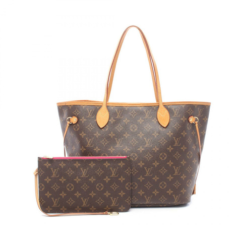 路易威登 Neverfull MM 單肩手提包 M41178 Monogram 帆布皮革二手