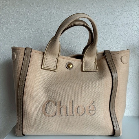 Chloe 奶茶/米色手提兩用包❤️‍🔥氣質溫柔