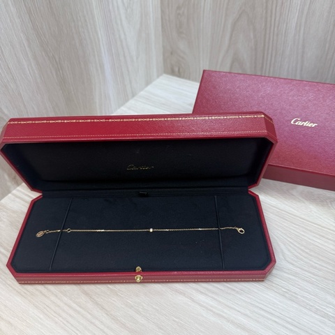 Cartier Damovr Dink Gold單鑽手鏈