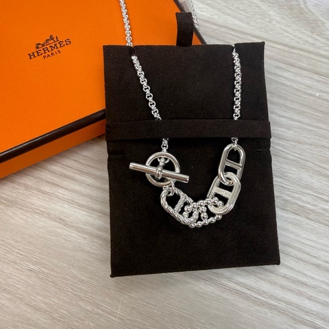 Hermes 925銀豬鼻Chaine dancer Alea項鍊