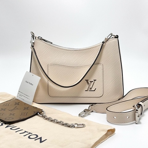 【VUINCA Vintage 8-14天出貨】 LOUIS VUITTON Marelle 米白色 二合一