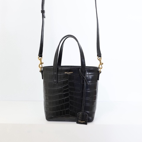二手Ysl mini tote 鱷魚壓紋