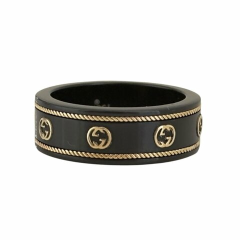 GUCCI GG Icon 18k黃金 戒指