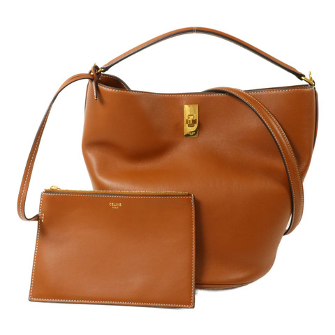 CELINE 牛皮皮革Bucket 16手挽肩背兩用袋
