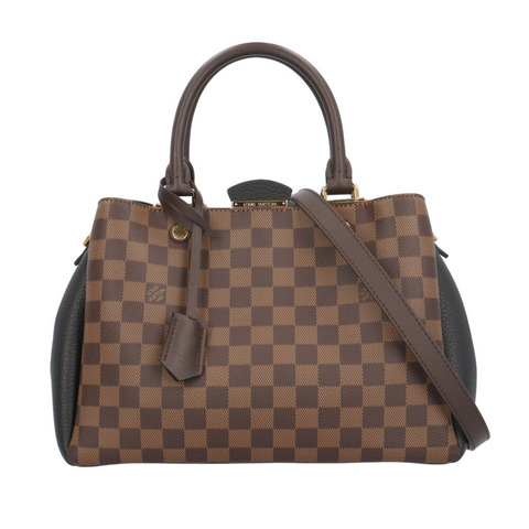 路易威登 Brittany Damier 背包背包 N41673，棕色，女士，LOUIS VUITTON，雙向手提