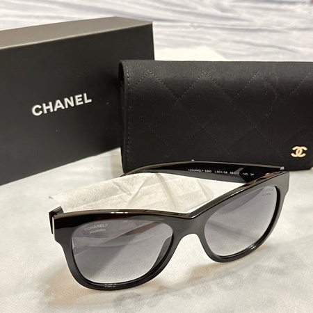 CHANEL香奈兒耐看黑色墨鏡 近全新 附全套包裝