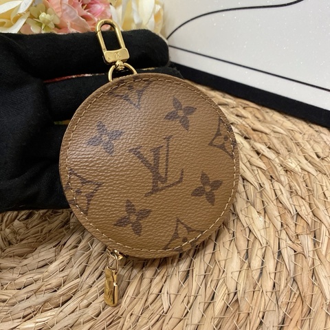 𝕃𝕍圓餅零錢包 拼色 近全新 稀有款🏅