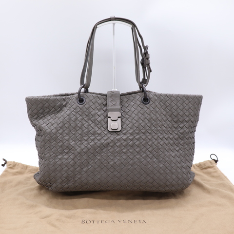 Bottega Veneta 寶緹嘉 犀牛灰 編織皮革 大托特 手提包