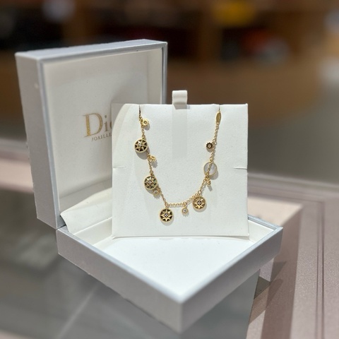 Dior迪奥金钻石彩宝八芒星罗盘手链