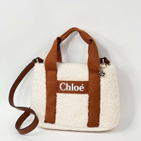CHLOE 羊羔毛托特包