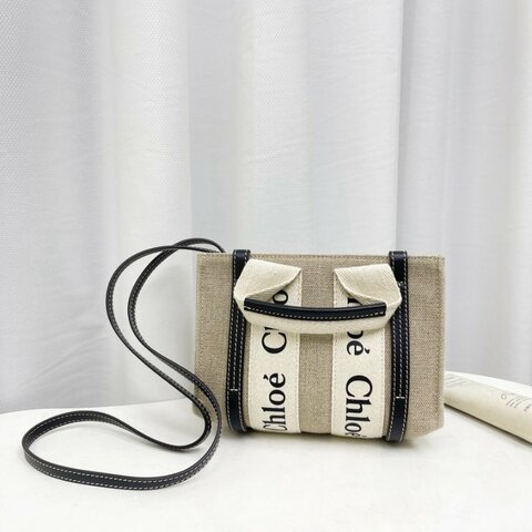 CHLOE MINI WOODY 深藍
