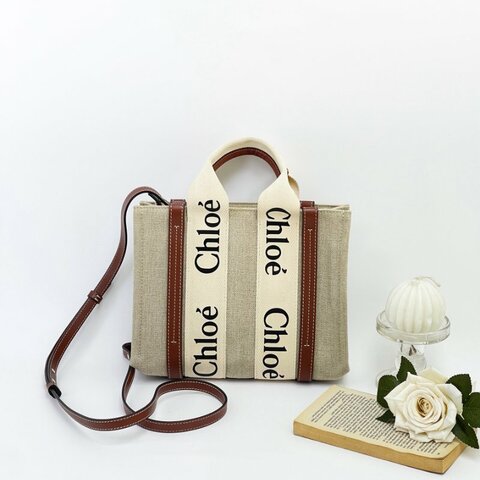 CHLOE WOODY SMALL 經典棕