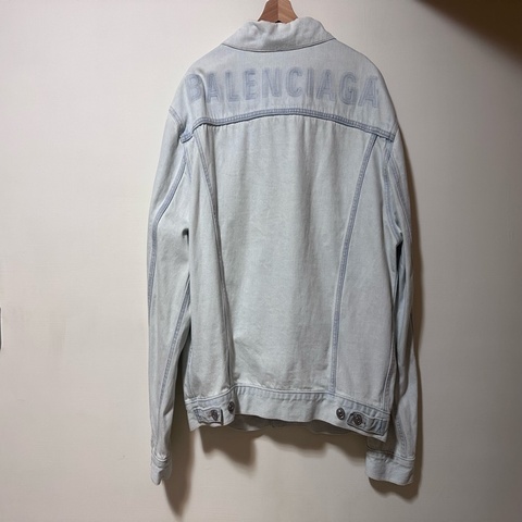 Balenciaga 巴黎世家 logo牛仔外套 34號