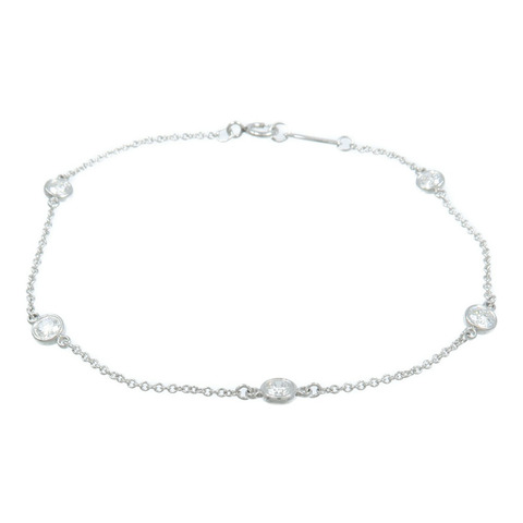 TIFFANY＆CO PT950鉑金Diamond Bracelet鑽石手鏈