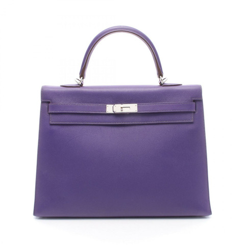 愛馬仕 Kelly 35 肩背包，Epsom 皮革，紫外光色，二手，女士 P SHW