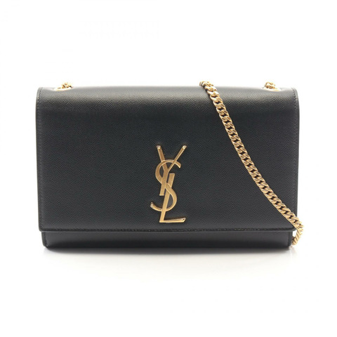 SAINT LAURENT PARIS Kate 單肩包 364021 黑色皮革 二手 女士