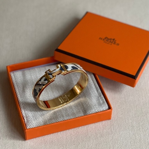 全新 現貨 🍊Hermes 女裝 Clic H Bracelet 手觸 手鈪 PM 💍 le chat carre (limited)