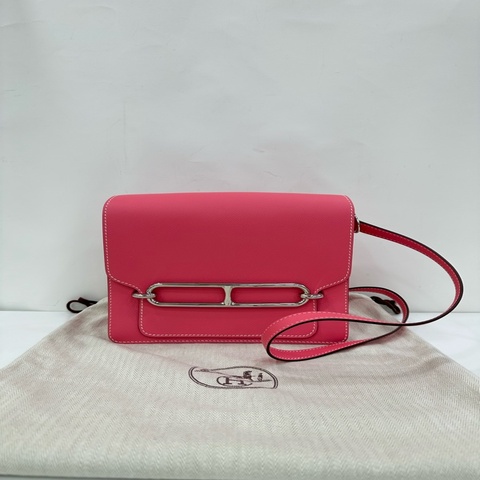 Hermes 愛馬仕唇膏粉 銀扣 Roulis23 evercolor皮 C刻
