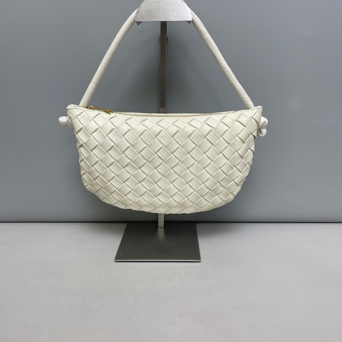 BV Bottega Veneta Turn 全皮針織金球包