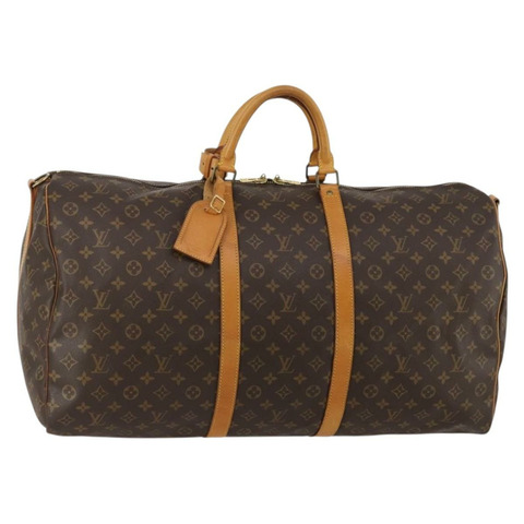 路易威登 Monogram Keepall Bandouliere 60 波士頓包 M41412 LV Auth 187172