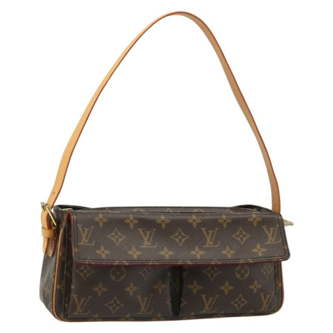 路易威登 Monogram Viva Cite MM 肩背包 M51164 LV Auth 187006SAM
