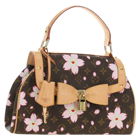 路易威登 Monogram Cherry Blossom Sac Retro PM 手袋 M92012 LV 正品 186707SAM