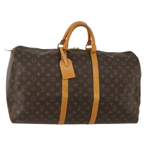 路易威登 Monogram Keepall 55 波士頓包 M41424 LV Auth 186387A