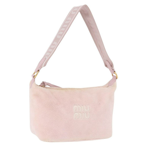 Miu Miu 手提包 粉紅色金色 正品 188807A