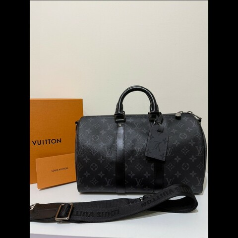 Lv keepall 35 晶片款 附件：盒子、袋子、防塵袋、購證 （2024年）內膽 99新