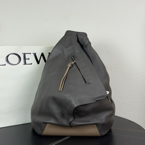 LOEWE羅意威 Anton Sling 馬球包 牛皮 斜挎包胸包 拼色