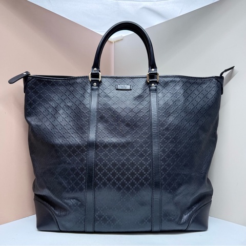 【容量極大😆狀況極佳✨】95新 Gucci 古馳 牛皮 黑色 托特包|男士公文包|手提包