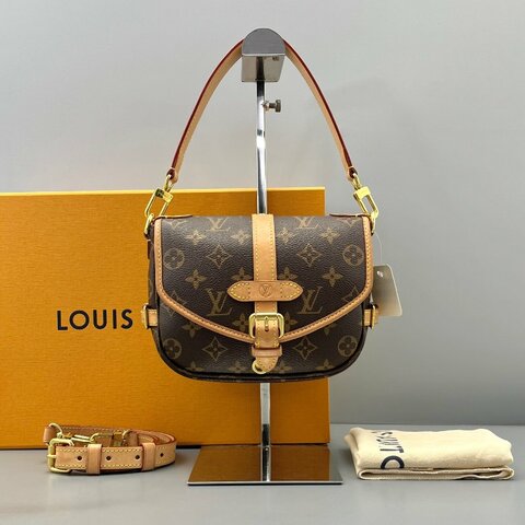 芯片款 路易威登/Louis Vuitton Saumur BB雙子星老花