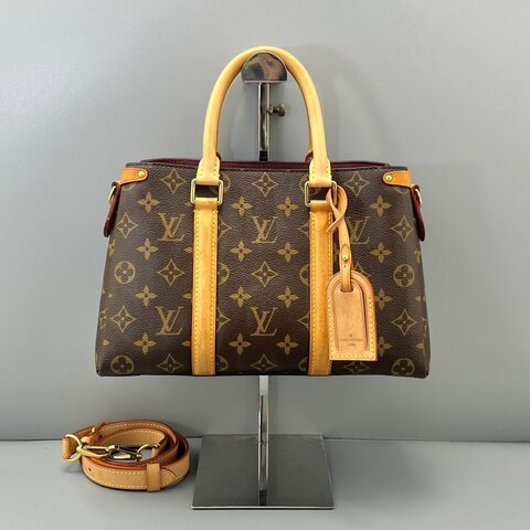 路易威登/Louis Vuitton Soufflot BB蒙田老花手提托特包