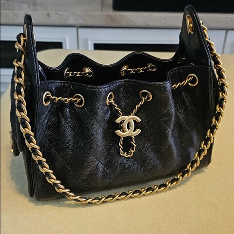 Jennie同款比專櫃便宜！🔥Chanel 26C 爆款🔥Chanel 25 bag mini 黑金荔枝皮