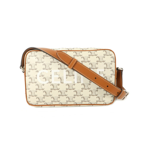 CELINE 塗層帆布Messenger Bag肩背袋