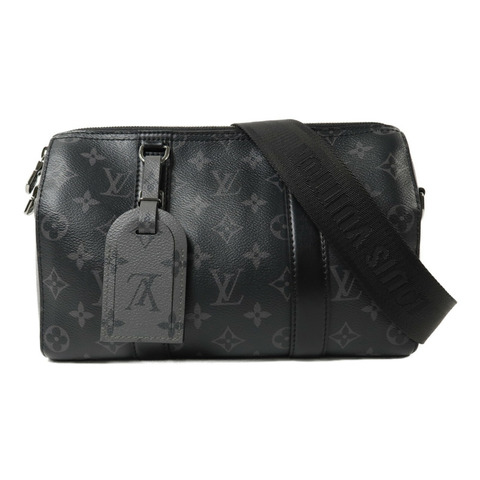LOUIS VUITTON Monogram Eclipse City Keepall肩背袋